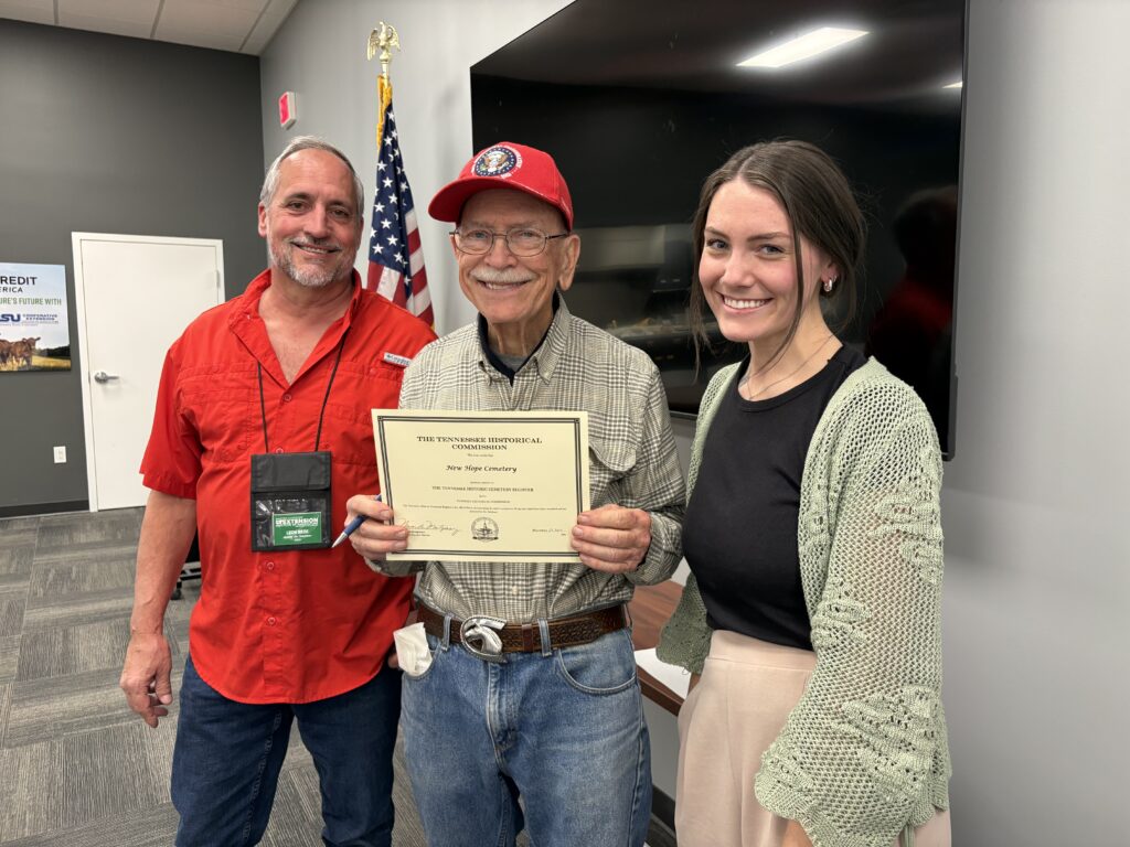 Master Gardeners Holding Certificate